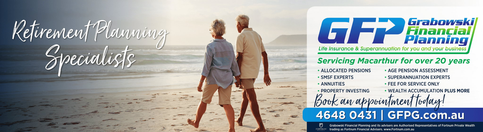 Retirement Planning Specialists (2000 × 700 px) (2046 × 560 px) Surfing - Grabowski Financial Planning - GFP